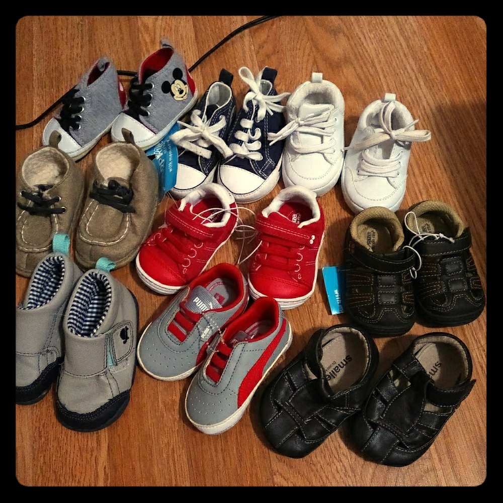 Baby boy shoes lot
